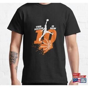 Birthday Shirt Basketball Tee This Baller Is Now 10 Unisex